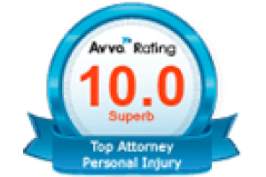 Avvo Rating 10 / Top Attorney Personal Injury - Badge